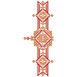 Flowers And Tree Embroidery Design 7